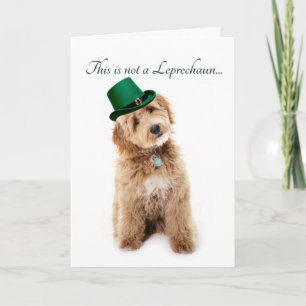 Lustiger Doodle St. Patricks Tag Karte