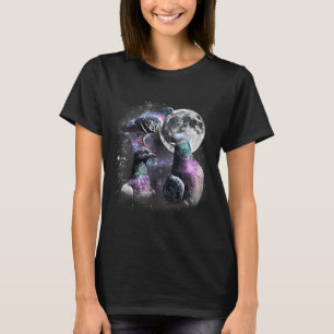 Lustiger Drei-Tauben-Mond-Seltsamer-Verwünschter-M T-Shirt