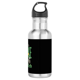 Lustiger Drip-Hund Geld Zitat Edelstahlflasche
