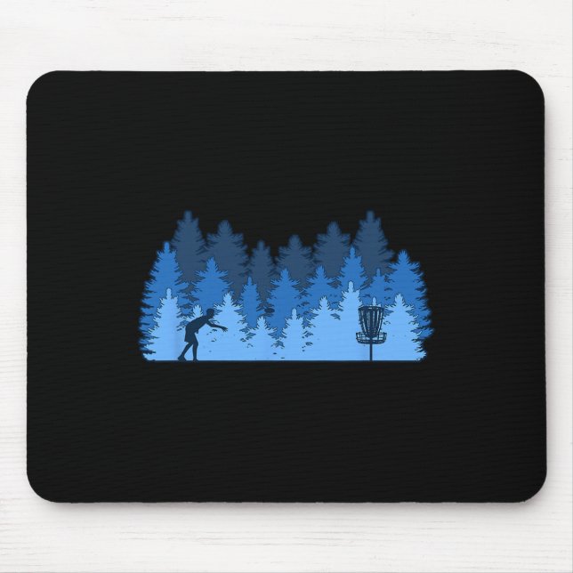 Lustiger dummer Baum, Disc-Golf-Geschenkidee  Mousepad (Vorne)