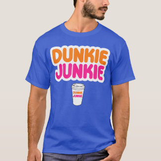 Lustiger Dunkie-Junkie-Kaffee-Liebe Lustiger Kaffe T-Shirt