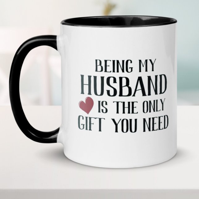 Lustiger Ehemann Valentinstag Tasse (Funny Valentine's Day gift for husband.)