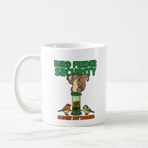 Lustiger Eichhörnchen-Kaffeebecher zur Vogelfutter Kaffeetasse
