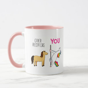 Lustiger Einhorn-Kaffeebecher für Ausbilder-Kranke Tasse