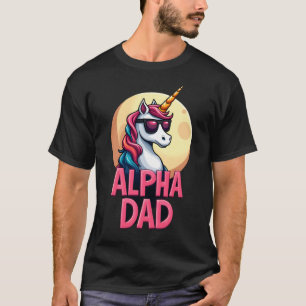 Lustiger Einhorn-Vater Laufey Männer Vatertag Weih T-Shirt