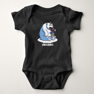 Lustiger Eisbär Pinguin Eiscreme Tierliebhaber Baby Strampler