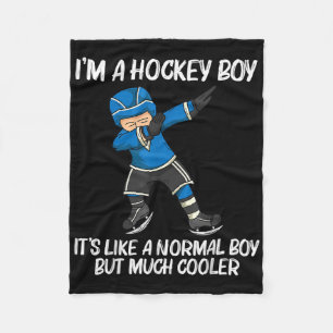 Lustiger Eishockey für Jungen Kinder Feld Rink Ndy Fleecedecke