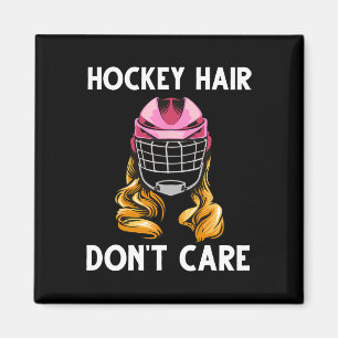 Lustiger Eishockey für Mädchen Frauen Hockey Sport Magnet