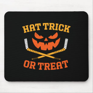 Lustiger Eishockey-Kürbis Halloween Männer Jungen Mousepad