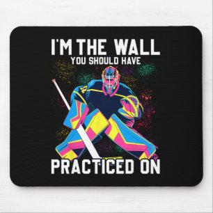 Lustiger Eishockey-Torwart Eishockey-Spieler Torwa Mousepad