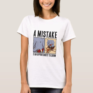 Lustiger Elefant Ein Fehler Ist Eine Gelegenheit Z T-Shirt