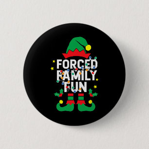 Lustiger Elf Erzwang Familien Spaß Sarkastischer W Button