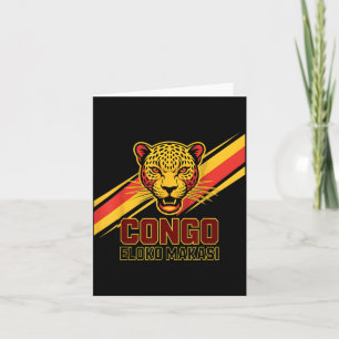 Lustiger Eloko Makasi Leopard Dr Kongo Jungen Urla Karte