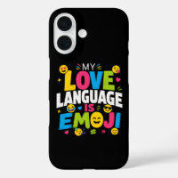 Lustiger Emoji-Liebhaber iPhone 16 Hüllen