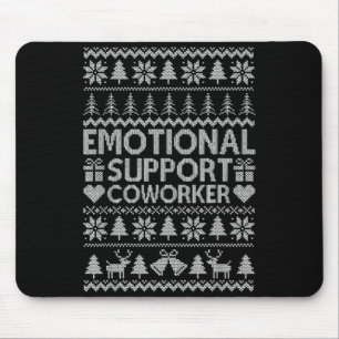 Lustiger emotionaler Unterstützer Arbeitskollege B Mousepad