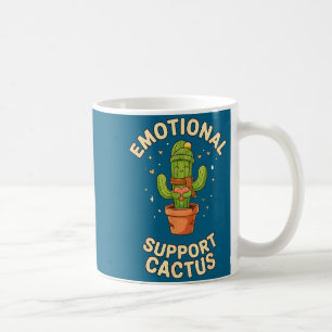 Lustiger emotionaler Unterstützungs-Kaktus Kawaii  Kaffeetasse