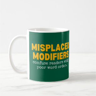 Lustiger Englisch-Grammatik-Lehrer Literarischer N Kaffeetasse