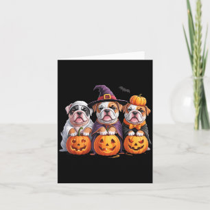 Lustiger englischer Bulldogge-Geist-Franzose-Hund  Karte