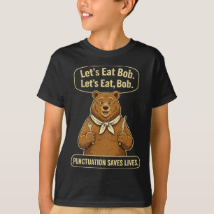Lustiger Englischlehrer-Bär Lasst uns Grammatik es T-Shirt