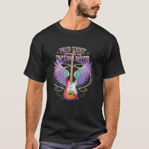 Lustiger ENGLISCHLEHRER ELA KÜNSTE BILDUNGS ROCKST T-Shirt