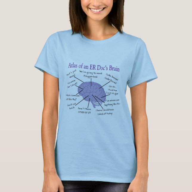 Lustiger ER Doktor Physician Gifts T-Shirt (Vorderseite)