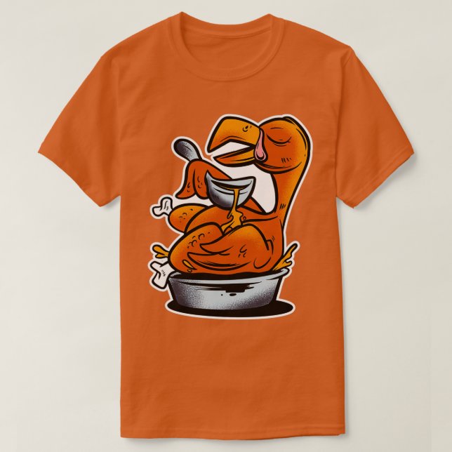 lustiger Erntedank 3 T-Shirt (Design vorne)
