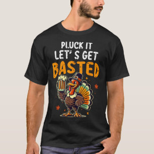 Lustiger Erntedank-Truthahn rupf ihn, los geht's T-Shirt
