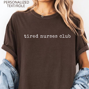 Lustiger Erschöpfter Schwestern Club   Nurse Pract T-Shirt