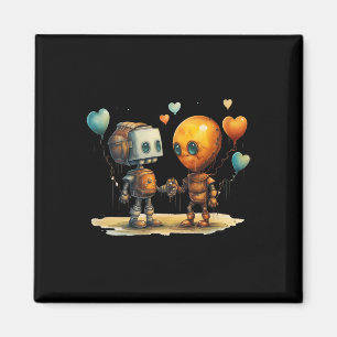 Lustiger Erstaunlicher Valentinsliebesroboter Mit  Magnet