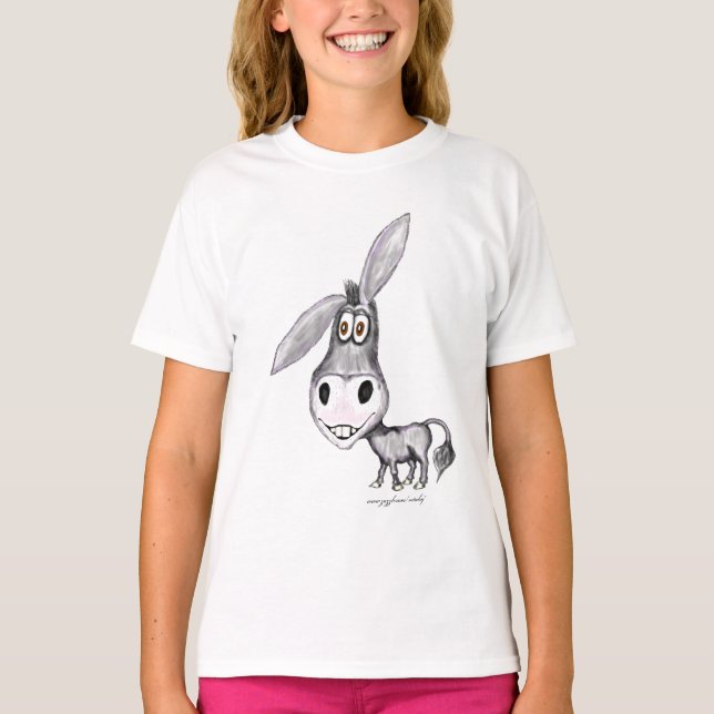 Lustiger Esel-T - Shirtentwurf T-Shirt (Vorderseite)