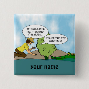 Lustiger extremer Pufferspeicher Geocaching Button