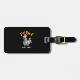 Lustiger F-Caw-F Huhn F-Caw-F Huhn Retro-Klassiker Gepäckanhänger