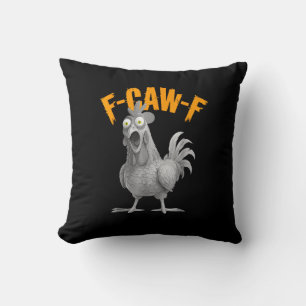 Lustiger F-Caw-F Huhn F-Caw-F Huhn Retro-Klassiker Kissen