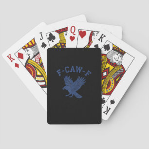 Lustiger F-Caw-F-Krähe Spielkarten