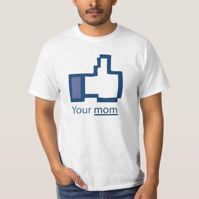 Lustiger Facebook T - Shirt (Vorderseite)