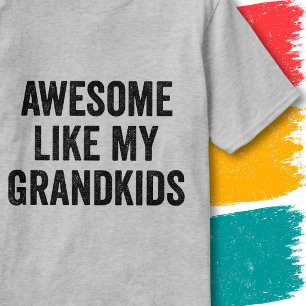 Lustiger Familienzitat Großartig wie meine Enkelki T-Shirt