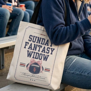 Lustiger Fantasy-Witwen-Fußballsonntag Tasche