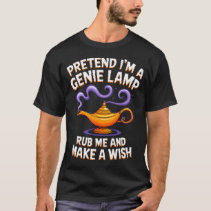 Lustiger fauler Halloween-Kostüm: Tu so, als ob ic T-Shirt