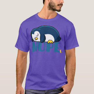 lustiger fauler Pinguin 3 T-Shirt