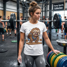 Lustiger Faultier-Gewichtheber-Gym-Sport