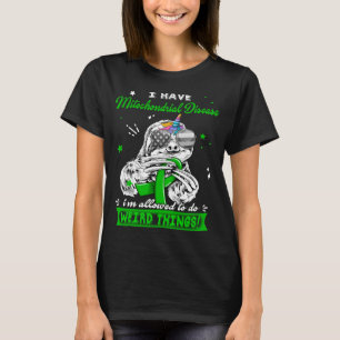 Lustiger Faultier Mitochondrien-Krankheit Kämpfer T-Shirt