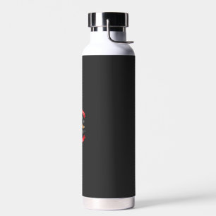 Lustiger Faultier wecke mich auf wenn Weihnachten  Trinkflasche