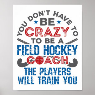 Lustiger Feldhockey-Trainer (1) Poster
