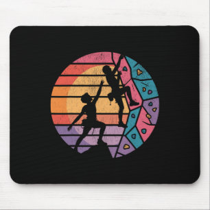 Lustiger Felsenkletterer Kostenloser Bergkletterer Mousepad