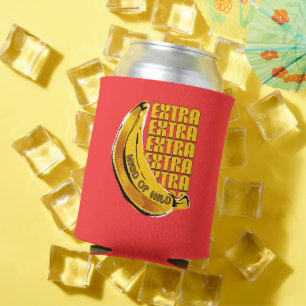 Lustiger Festi Cuzzi Extra Wild Banane Erhitzte Ri Dosenkühler