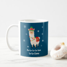 Lustiger Festlicher Lama Wortspiel Weihnachten 