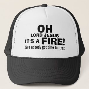 Lustiger Feuerwehrmann ist es ein FEUER! Truckerkappe
