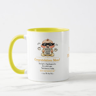 Lustiger First Mother's Day Becher, Schlaf-Dieb Ba Tasse