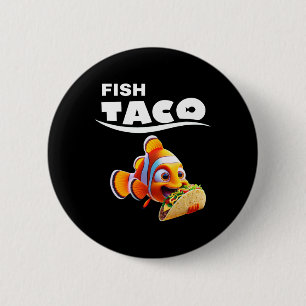 Lustiger Fisch-Taco-Anzug! Taco-Liebhaber Cinco De Button
