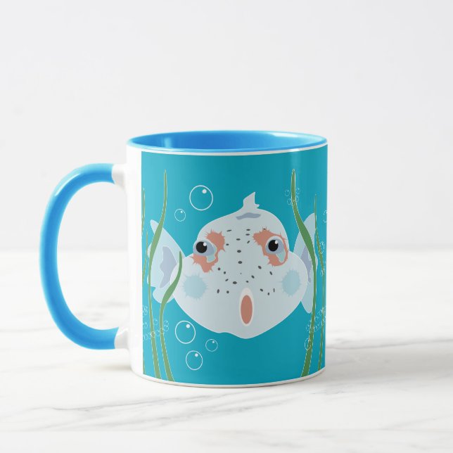 Lustiger Fisch Tasse (Links)